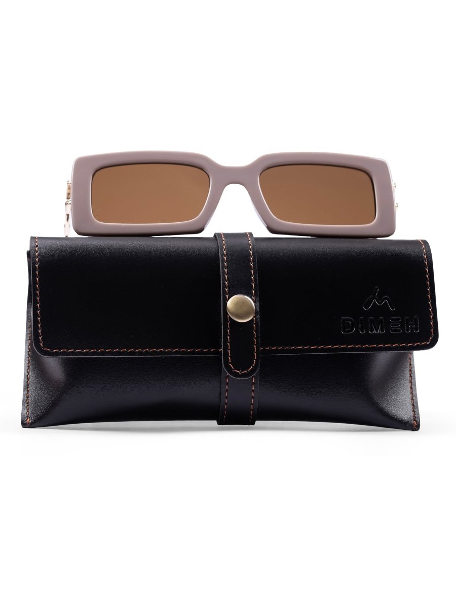 CARAMEL GOLD FUSION SUNGLASSES - DIMEH