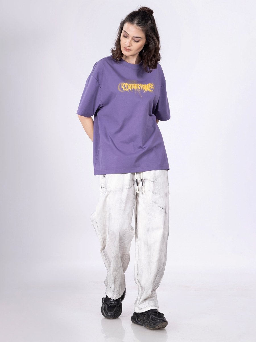 Collective Vibes Purple Tee - DIMEH