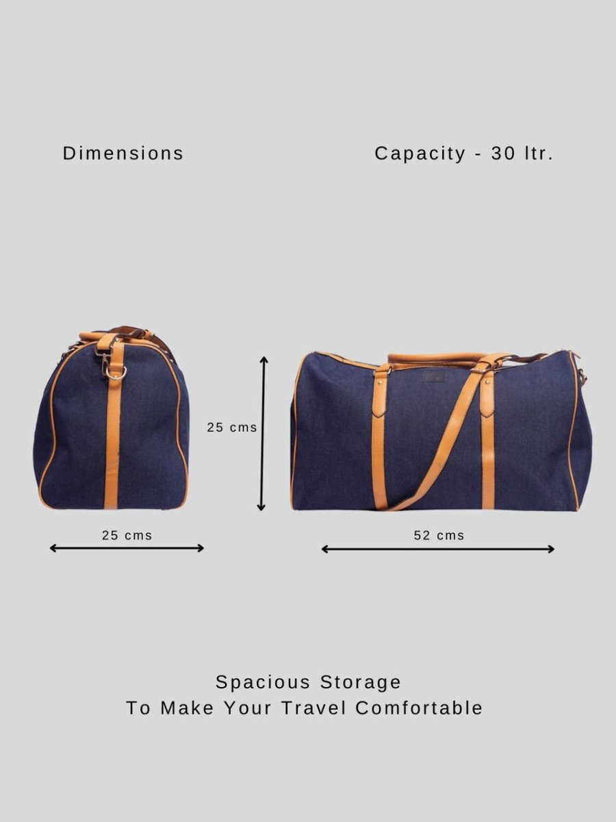 Denim Blues Duffle Bag - DIMEH