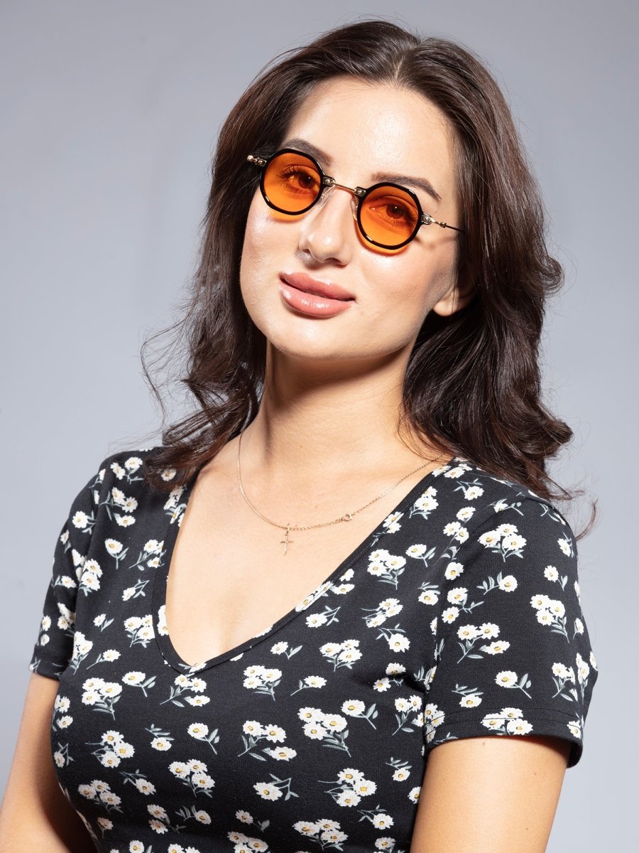 DUSK ROUND SUNGLASSES - DIMEH