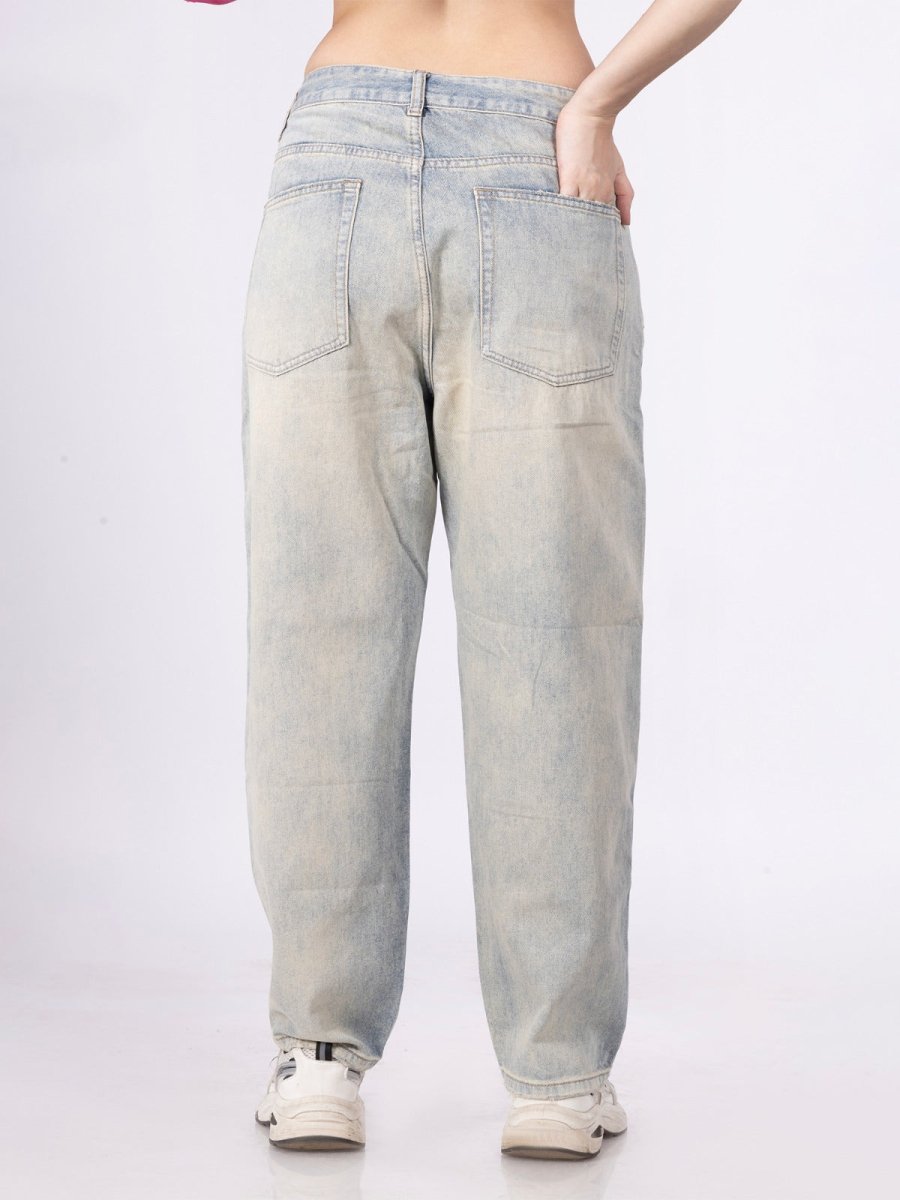 Flushed Out Light Blue Jeans [ Unisex ] - DIMEH