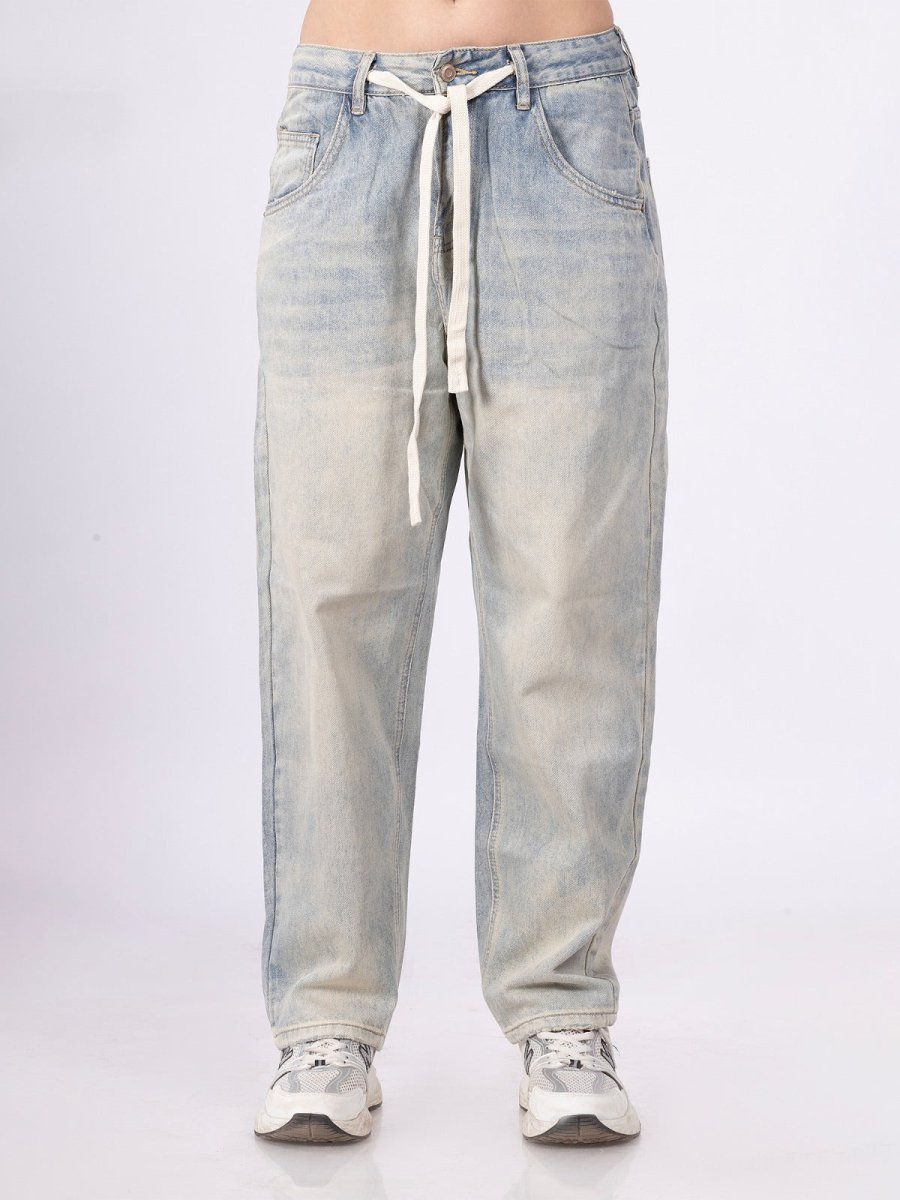 Flushed Out Light Blue Jeans [ Unisex ] - DIMEH