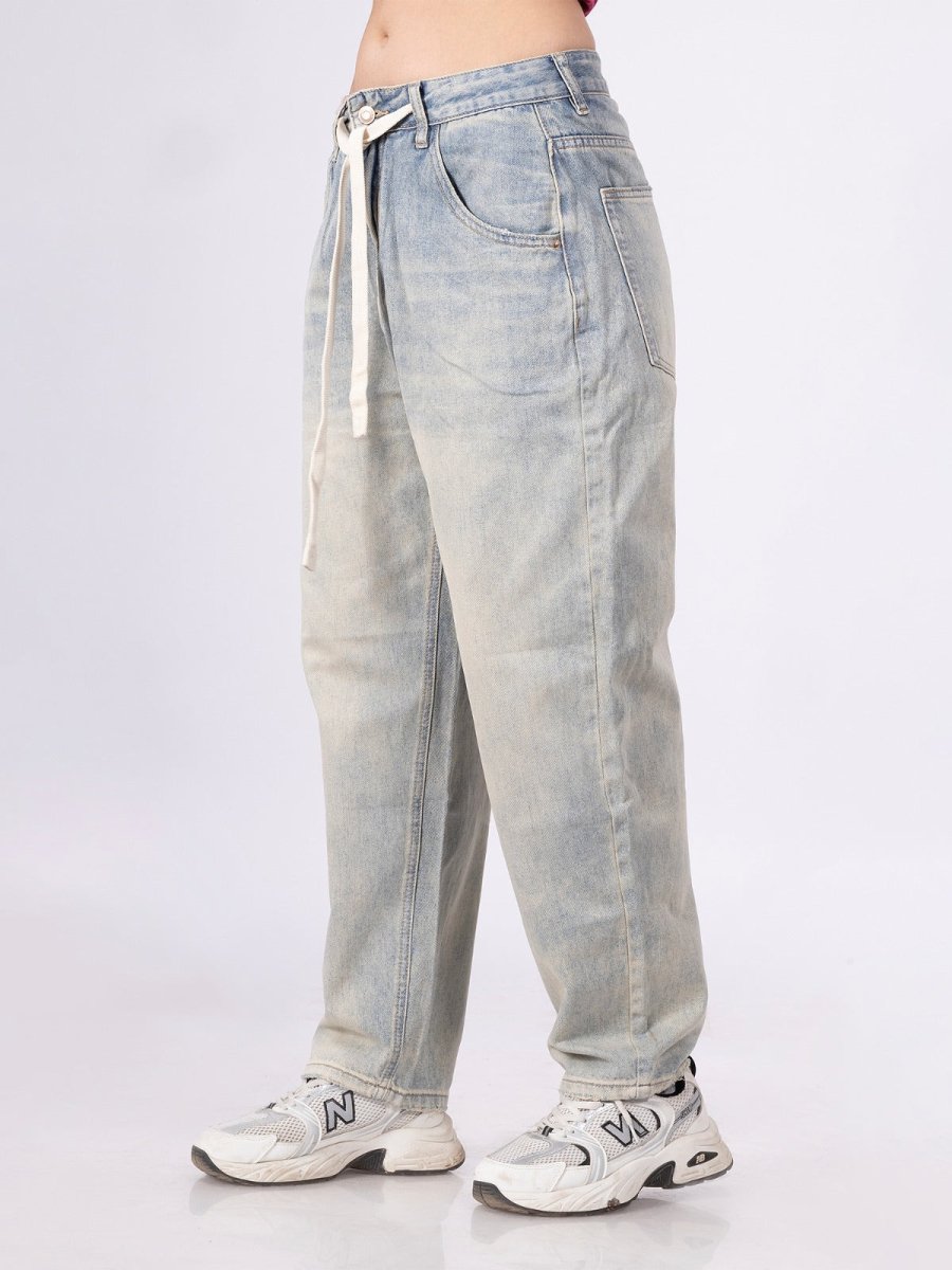 Flushed Out Light Blue Jeans [ Unisex ] - DIMEH