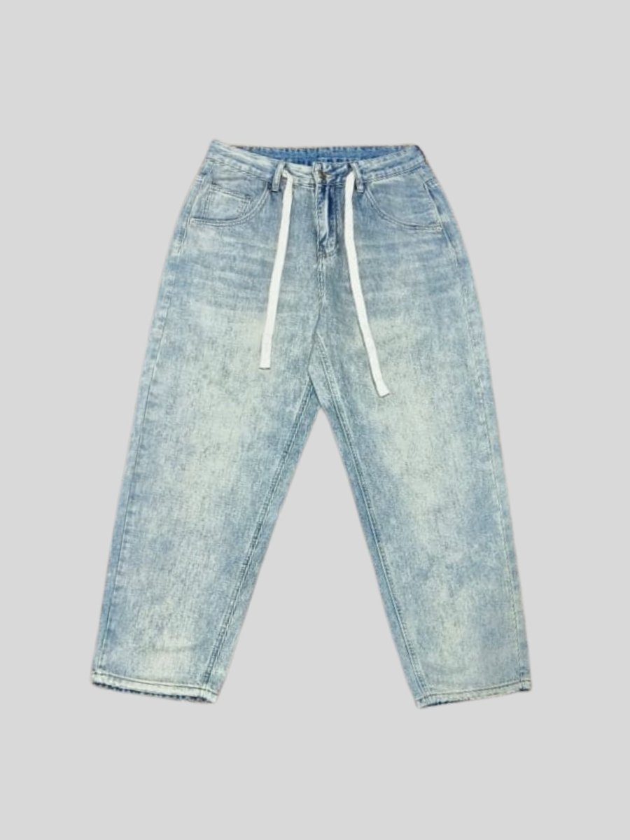 Flushed Out Light Blue Jeans [ Unisex ] - DIMEH