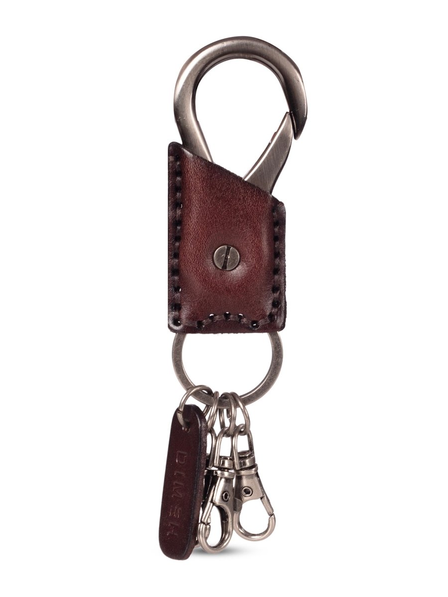 Leather Brown Keychain - DIMEH