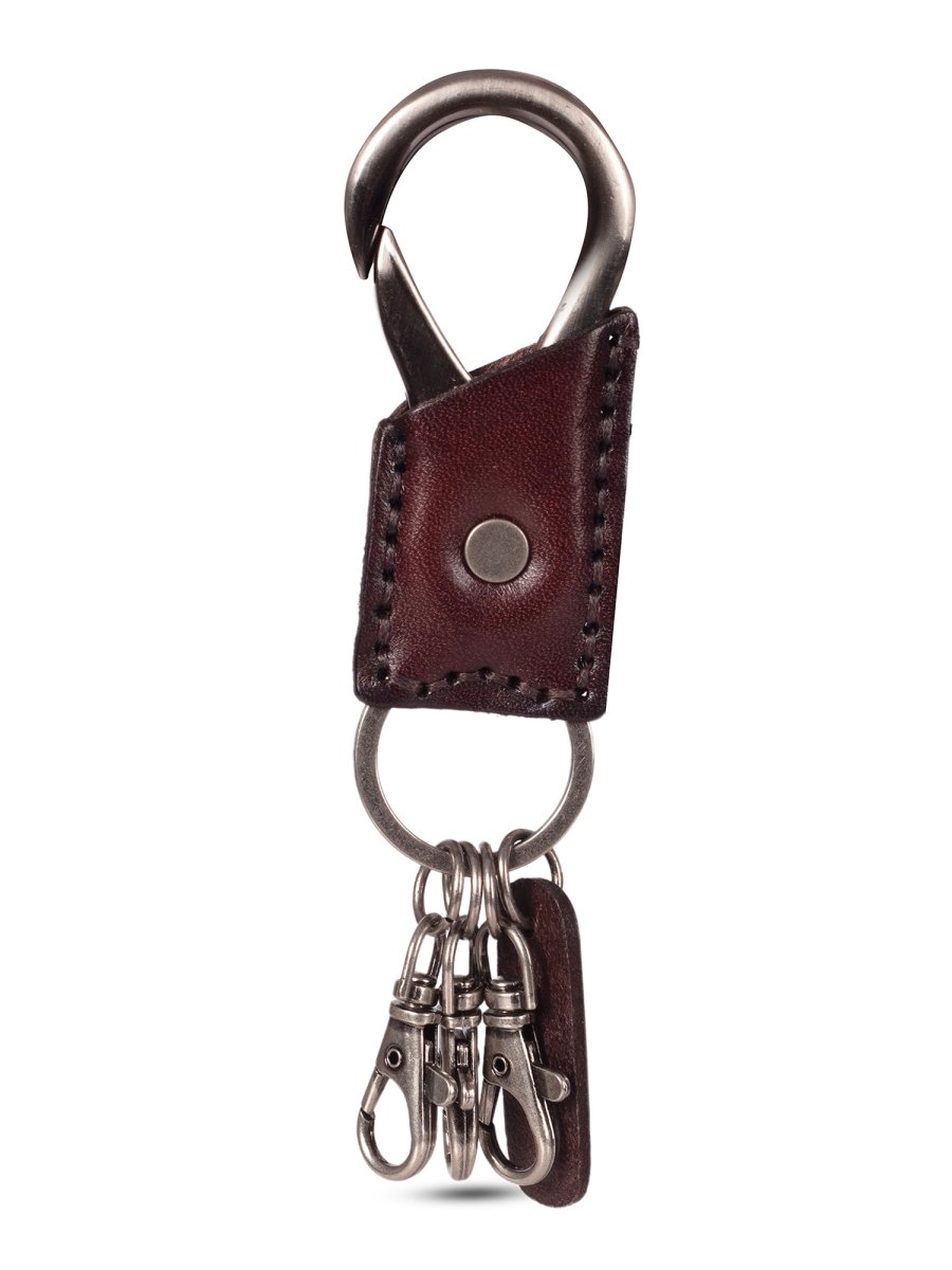 Leather Brown Keychain - DIMEH