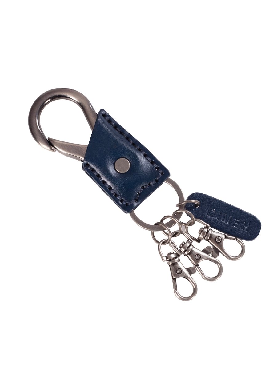 Leather Navy Keychain - DIMEH