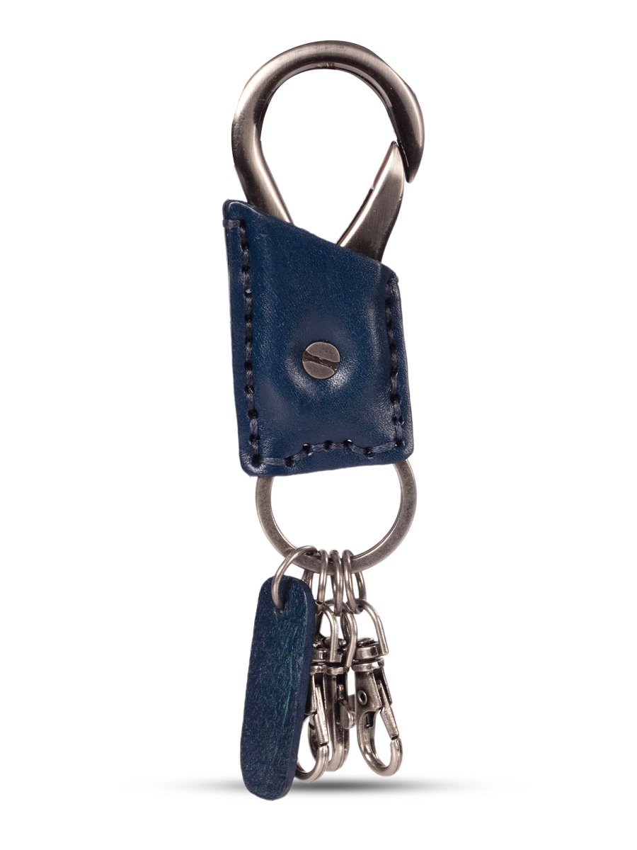 Leather Navy Keychain - DIMEH