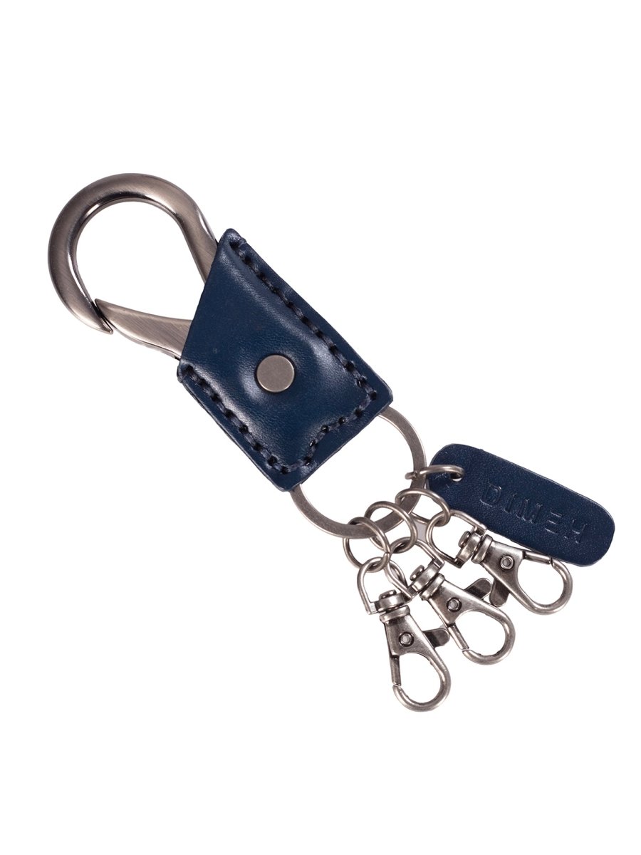 Leather Navy Keychain - DIMEH