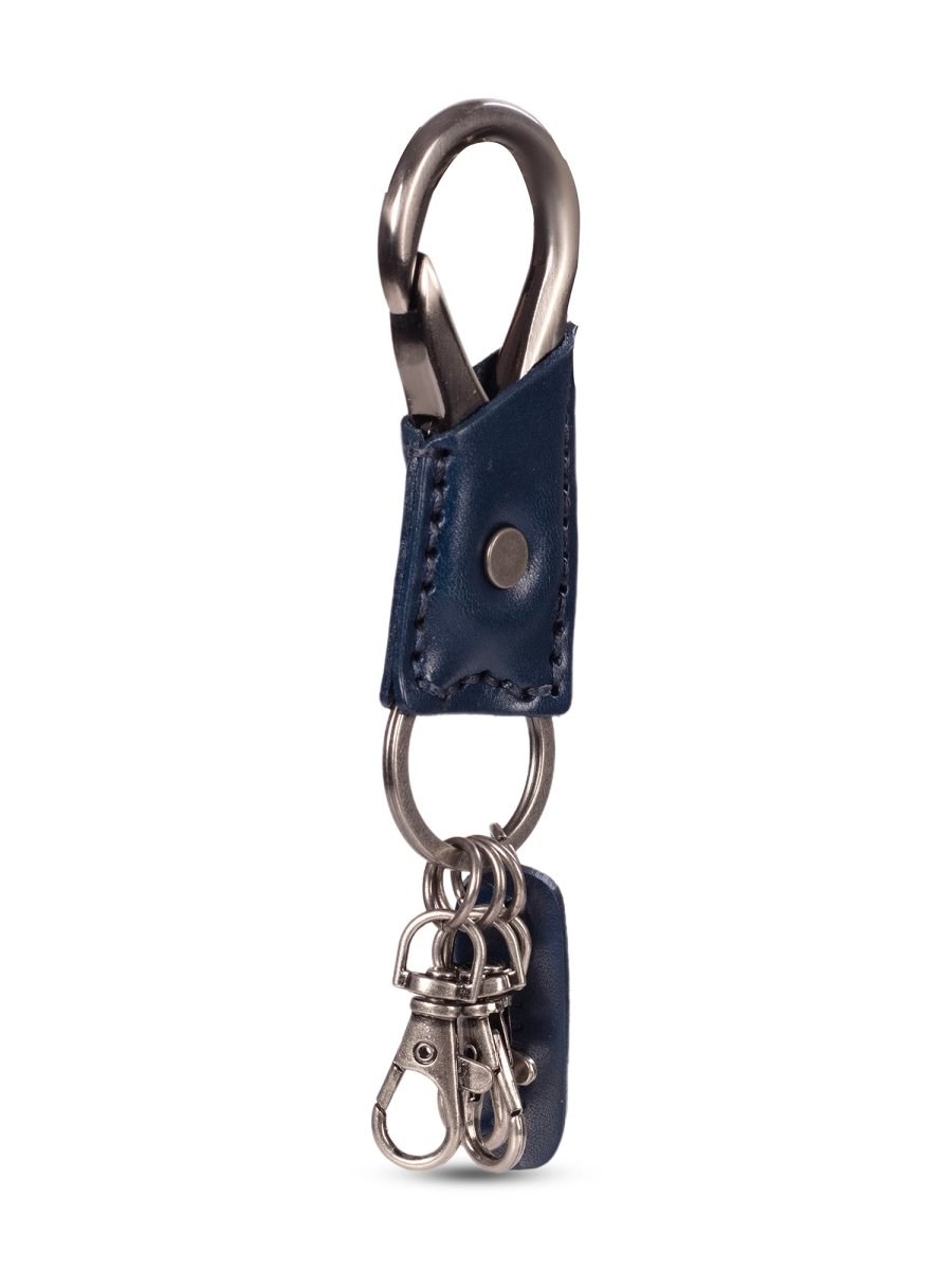 Leather Navy Keychain - DIMEH