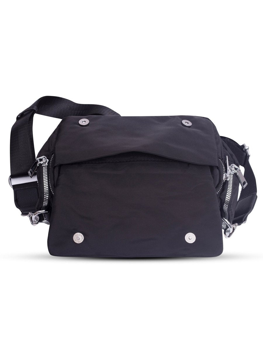 Modish Black Bum Bag - DIMEH