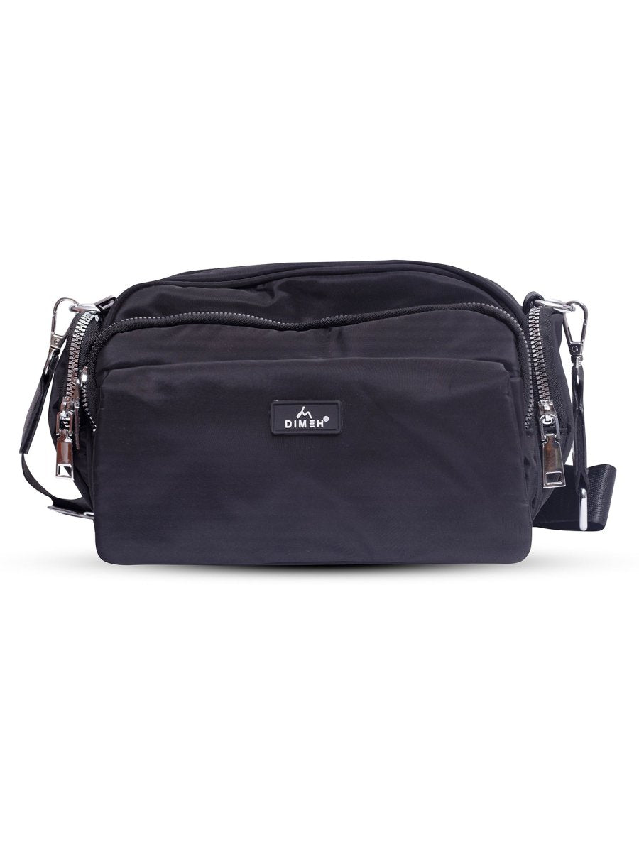 Modish Black Bum Bag - DIMEH