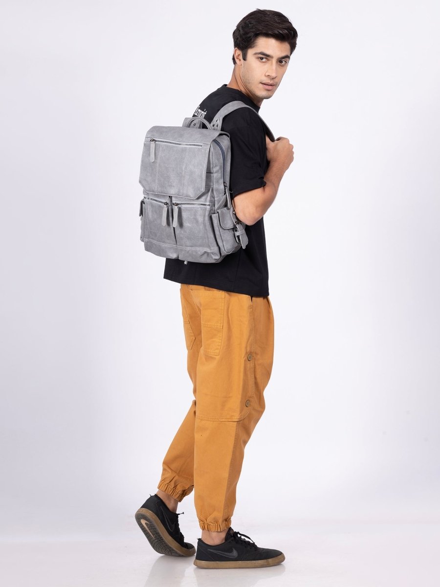 Multitasker Grey Backpack - DIMEH