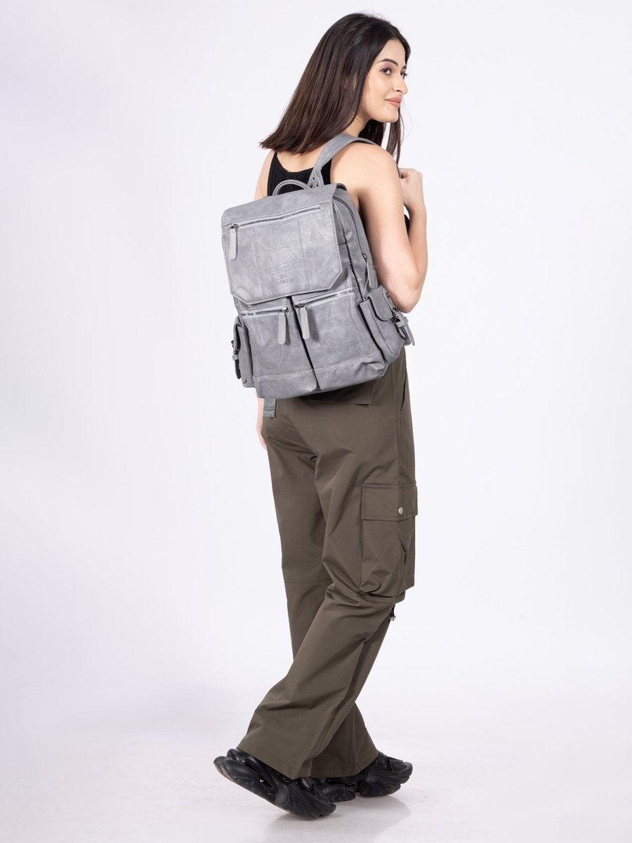 Multitasker Grey Backpack - DIMEH