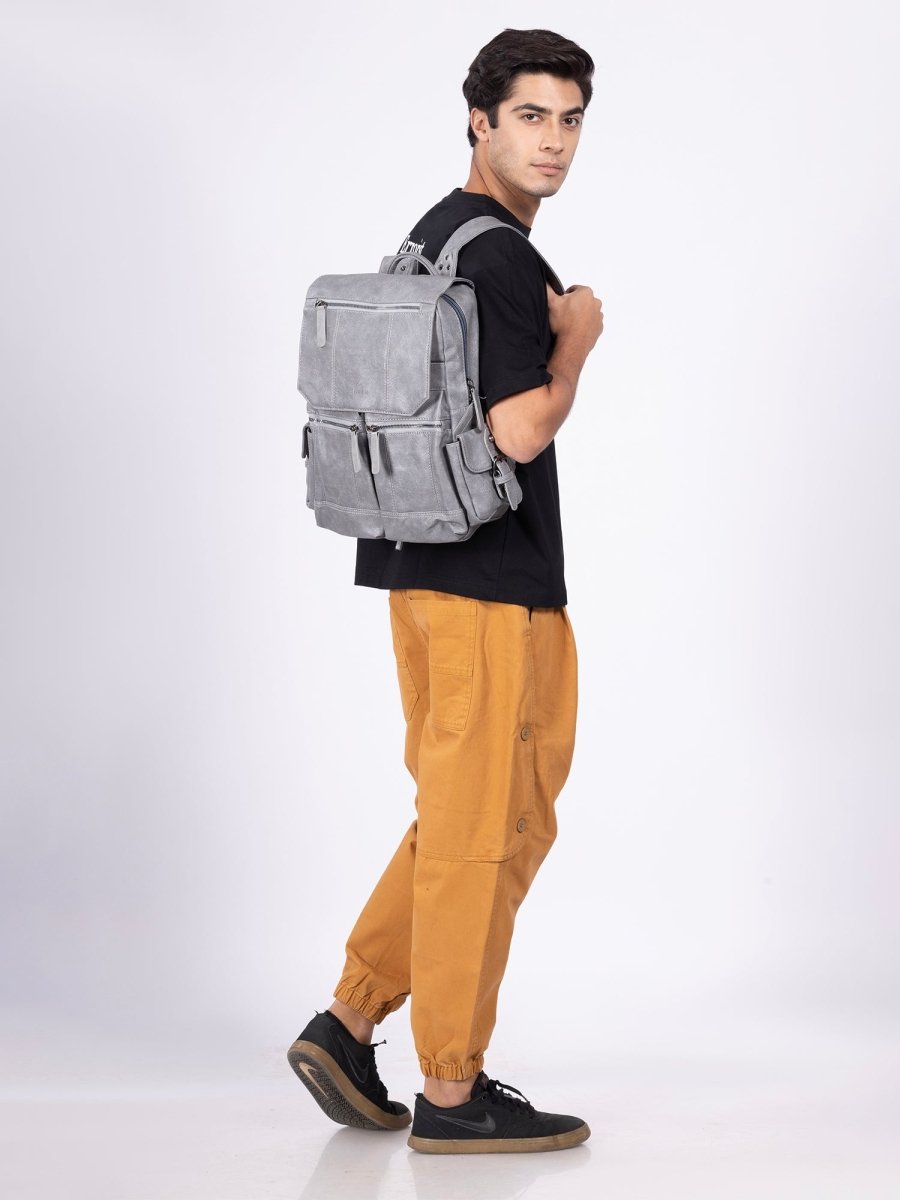 Multitasker Grey Backpack - DIMEH