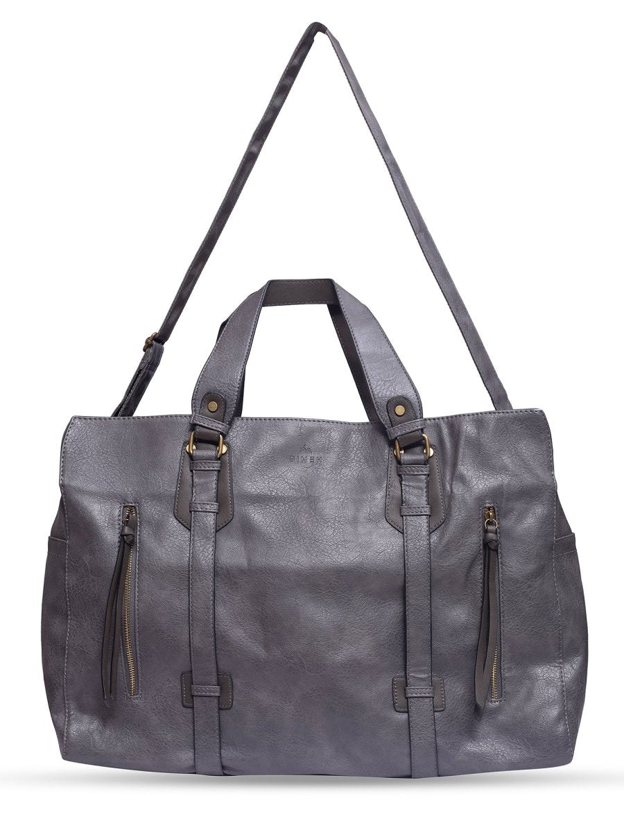 Roam Ready Grey Duffle Bag - DIMEH