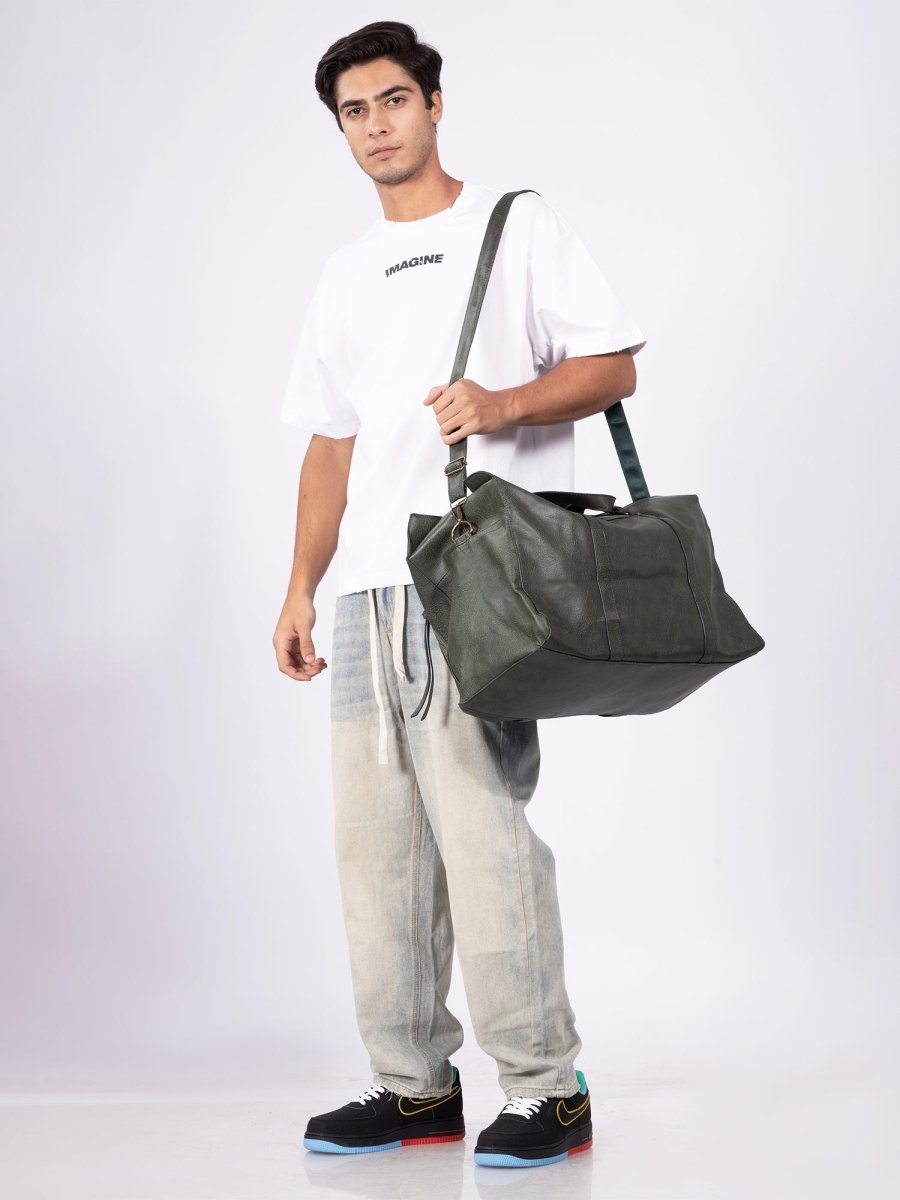 Roam Ready Olive Duffle Bag - DIMEH