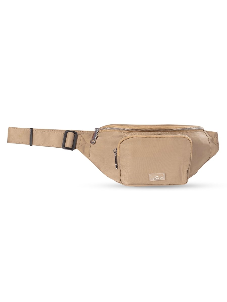 Sleek Sight Beige Bum Bag - DIMEH