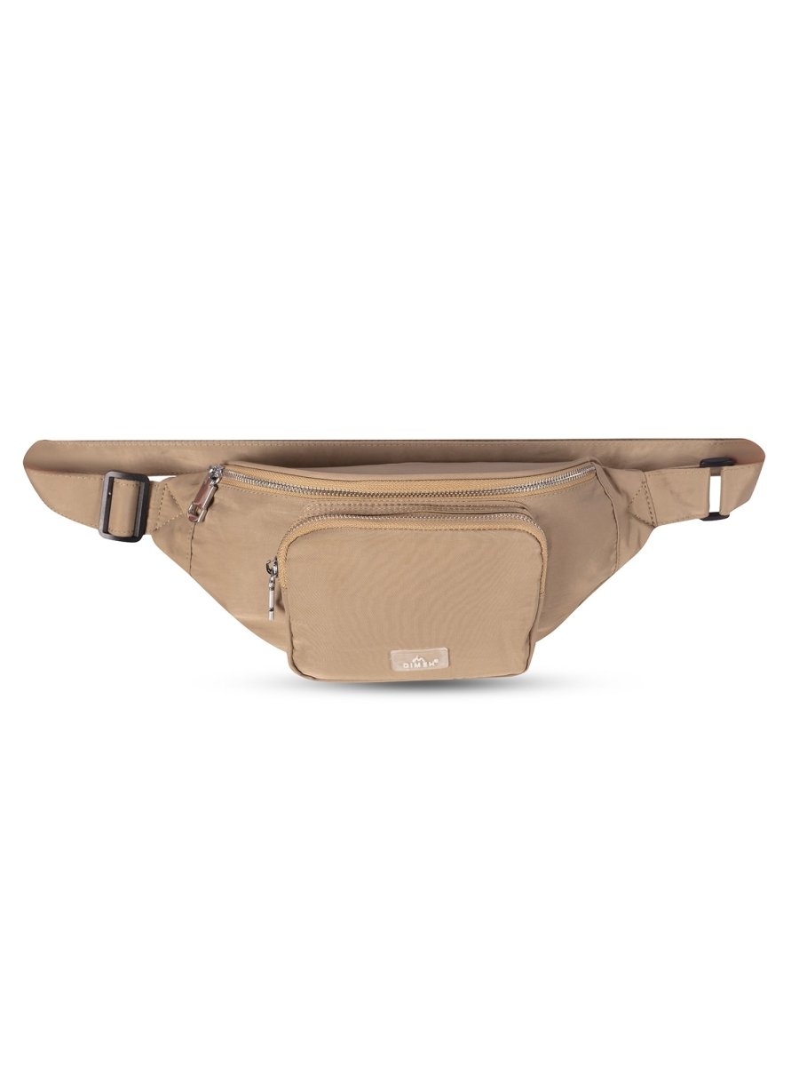 Sleek Sight Beige Bum Bag - DIMEH