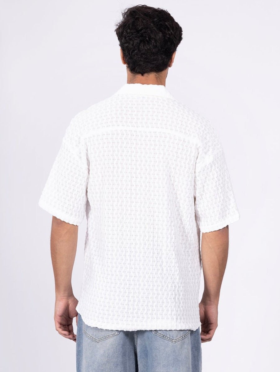 Snowflake Crush White Shirt - DIMEH