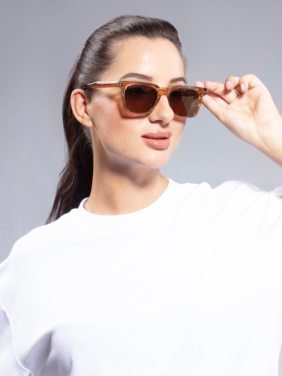 TOFFEE PRISM SUNGLASSES - DIMEH