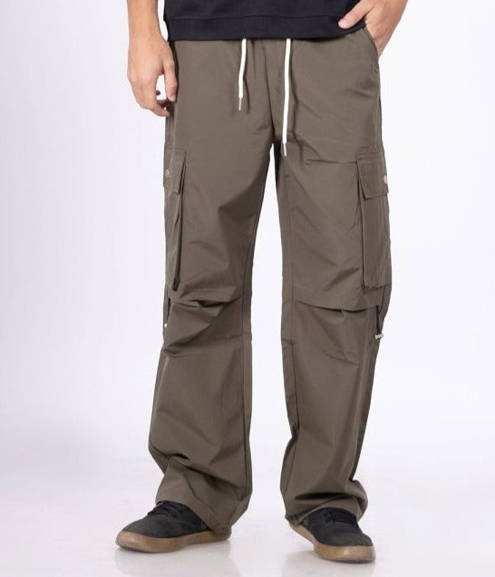 Urban Core Olive Parachute Pants - DIMEH