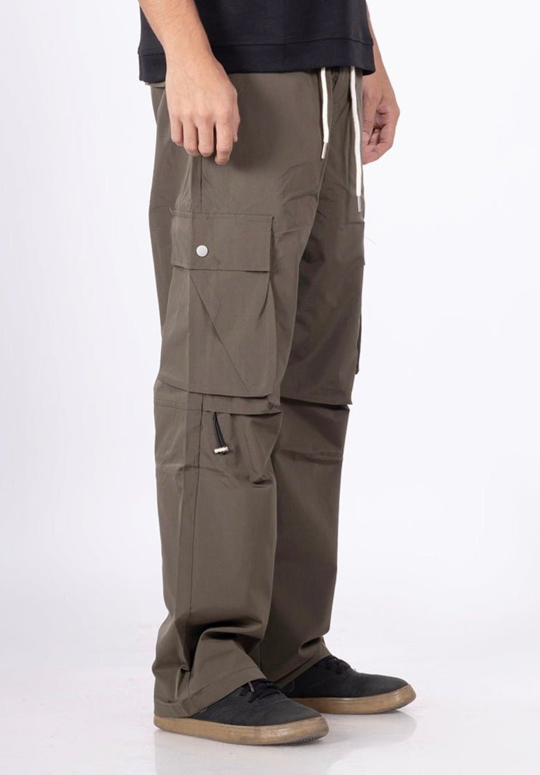 Urban Core Olive Parachute Pants - DIMEH