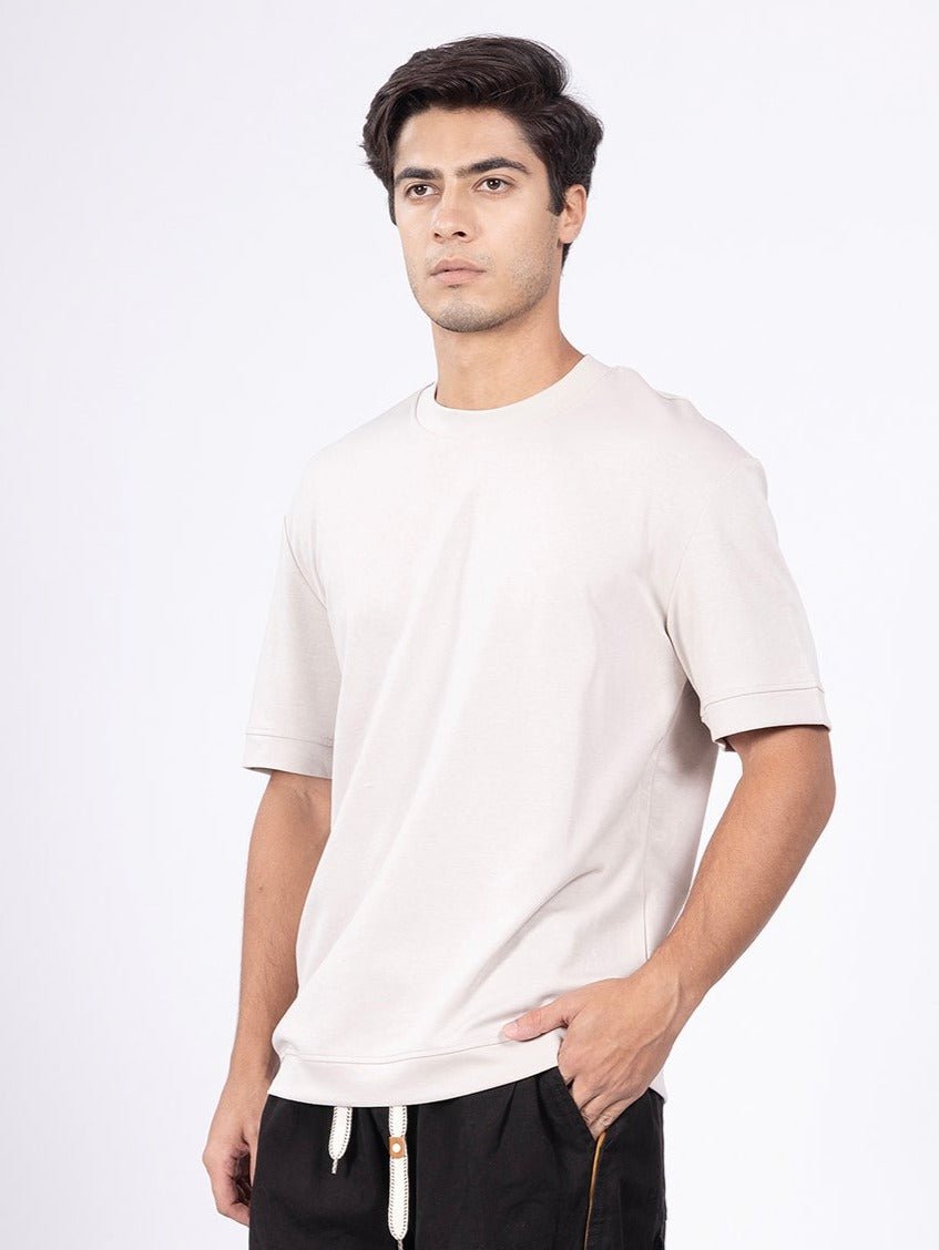 Urban Ease Grey Loose Fit Tee - DIMEH