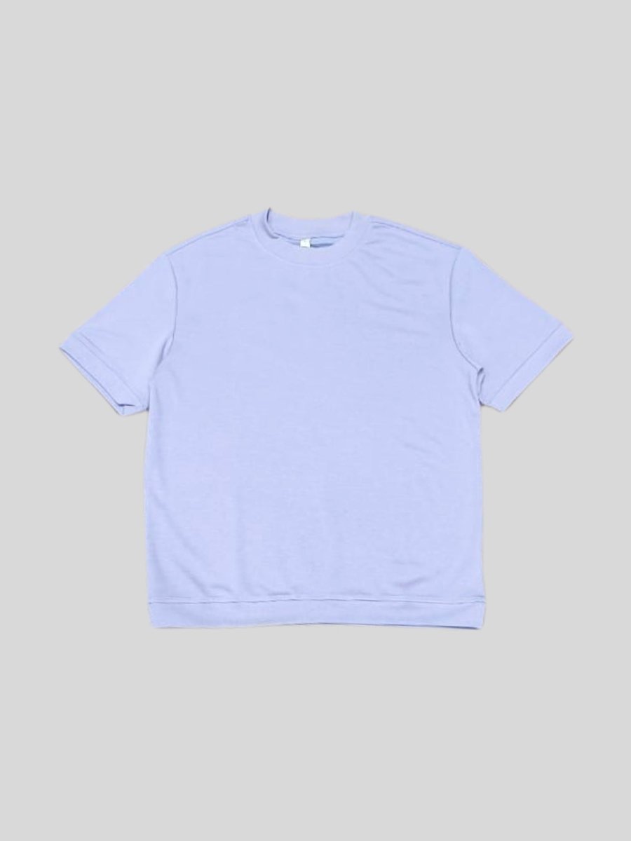 Urban Ease Mauve Loose Fit Tee - DIMEH