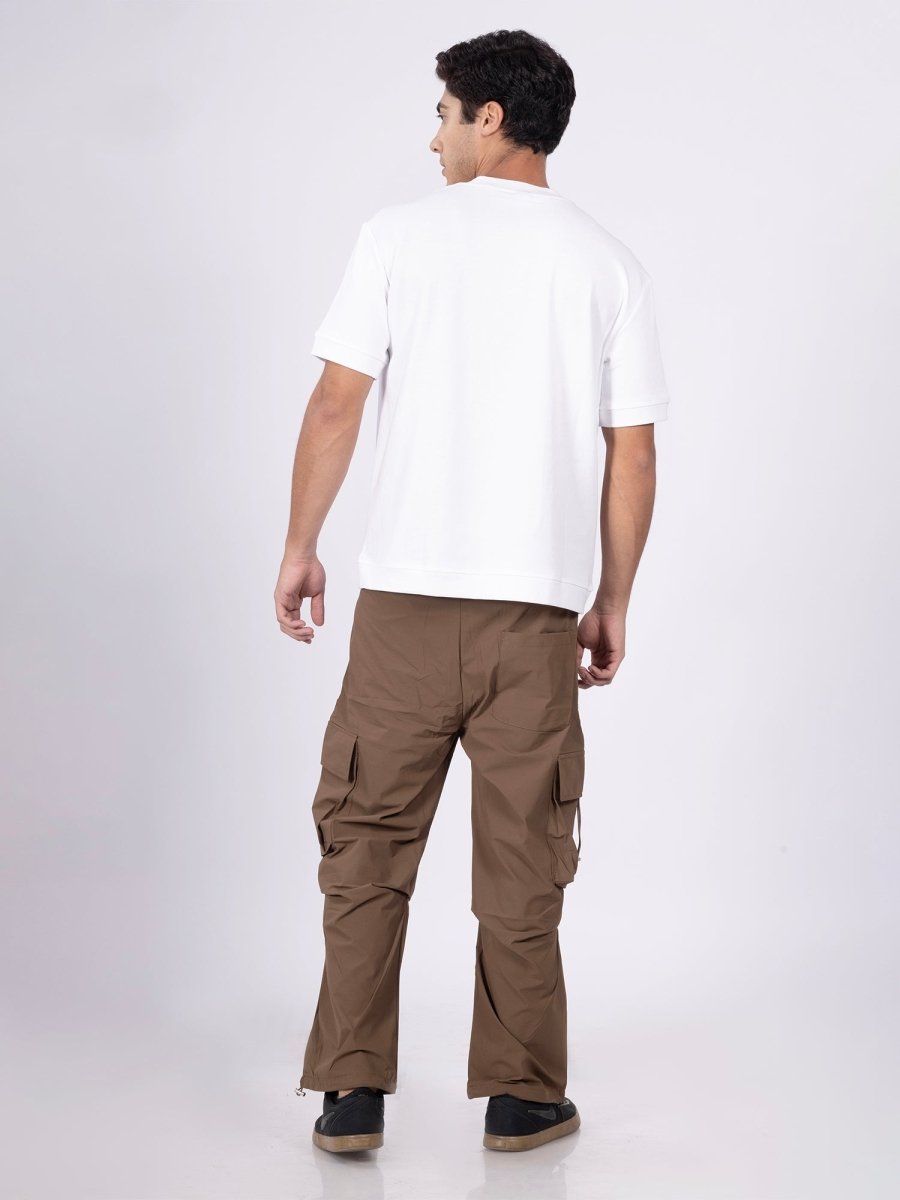 Urban Ease White Loose Fit Tee - DIMEH