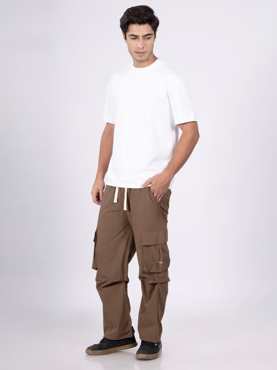 Urban Ease White Loose Fit Tee - DIMEH