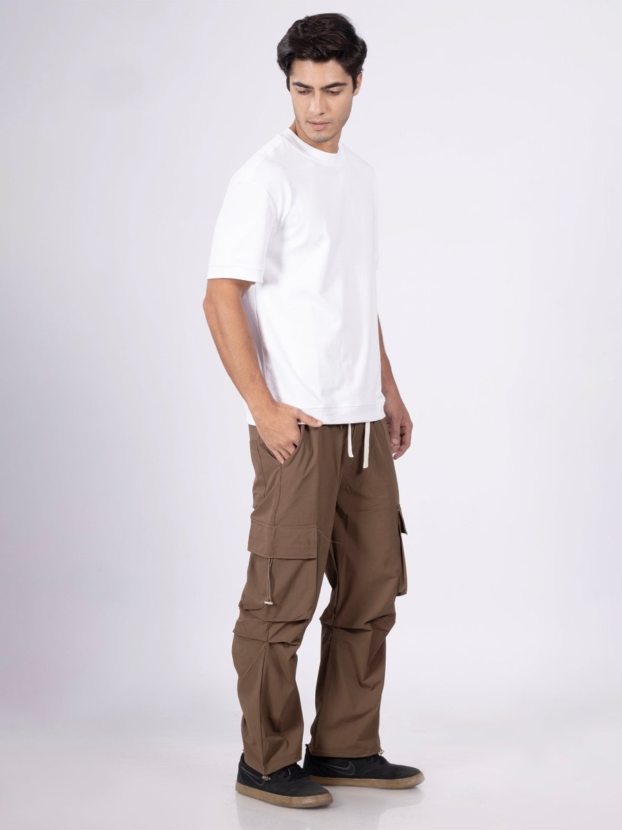 Urban Ease White Loose Fit Tee - DIMEH