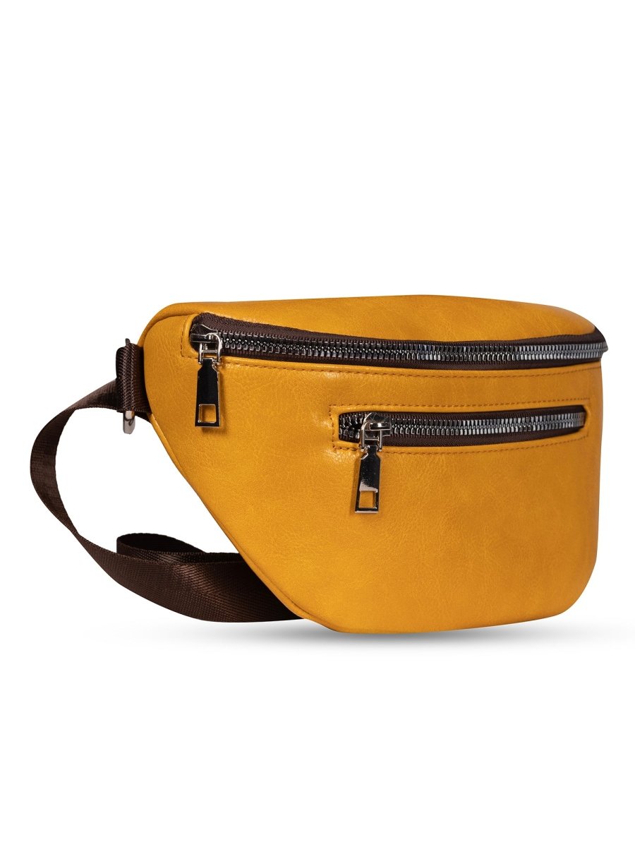 Varsity Mustard Bum Bag - DIMEH