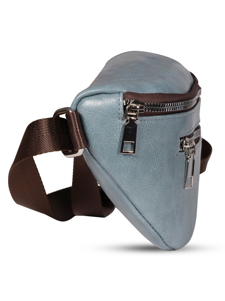 Varsity Slate Blue Bum Bag - DIMEH