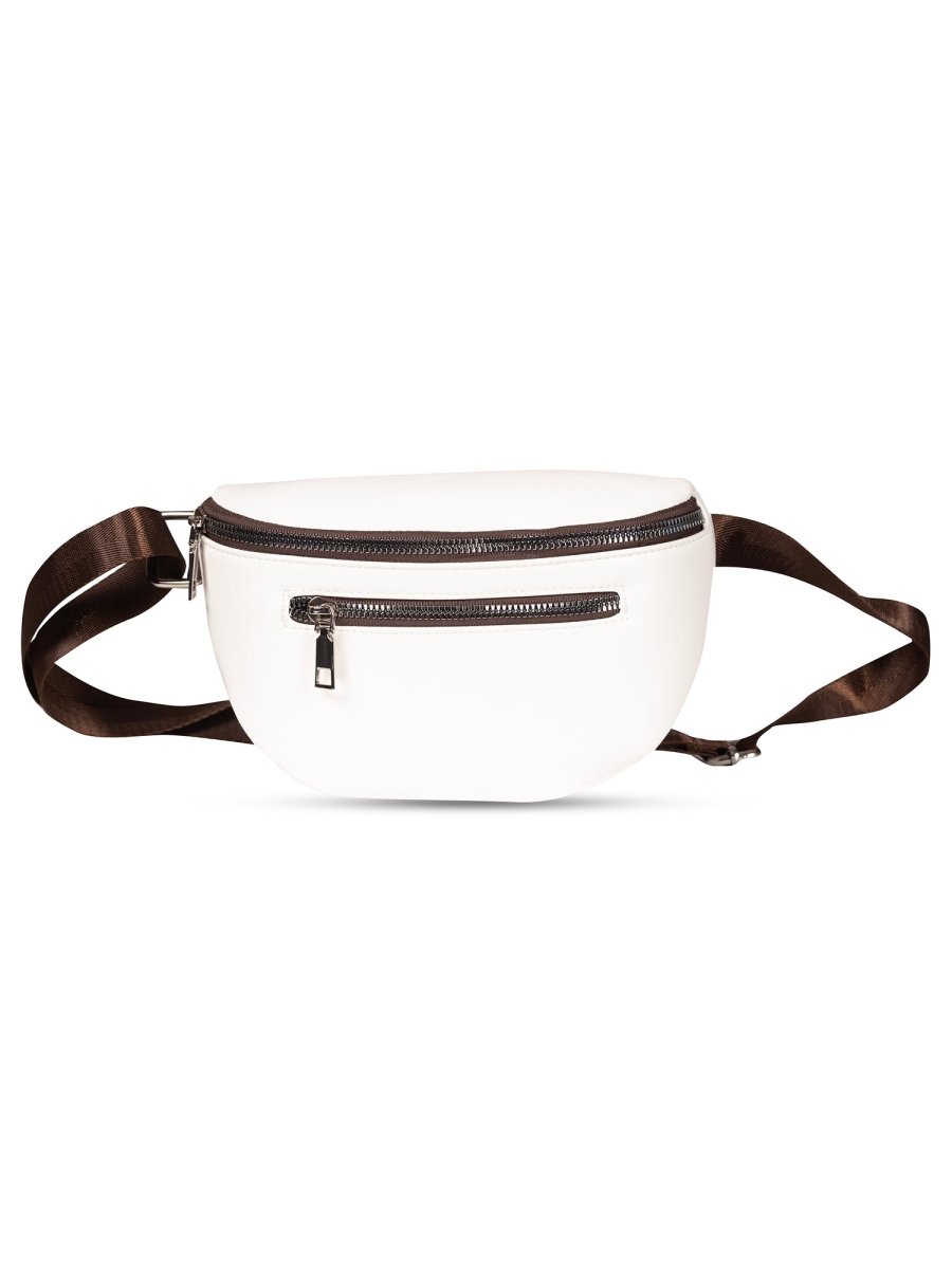 Varsity White Bum Bag - DIMEH