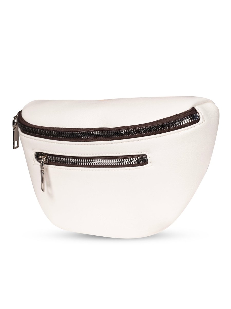 Varsity White Bum Bag - DIMEH