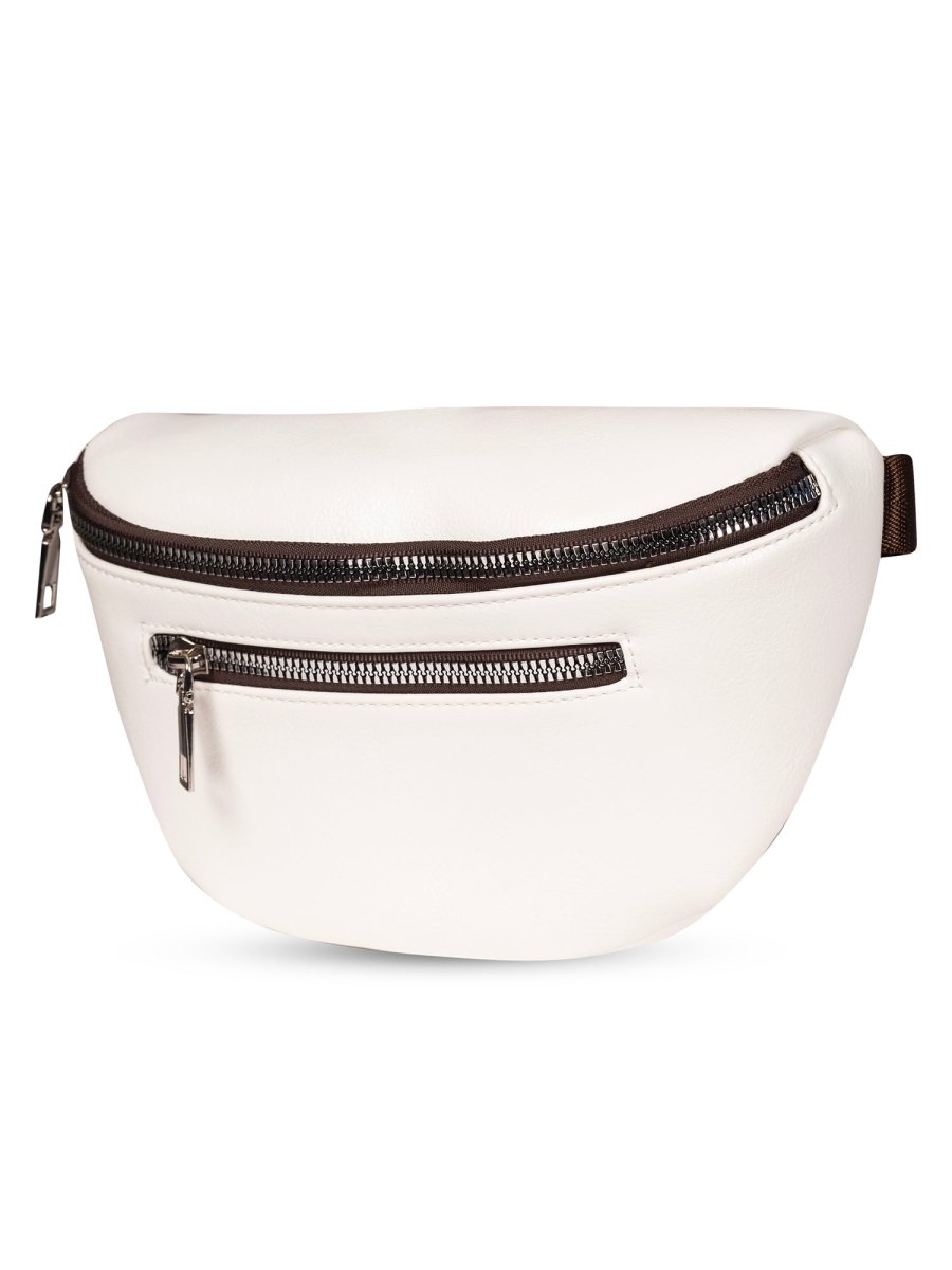 Varsity White Bum Bag - DIMEH