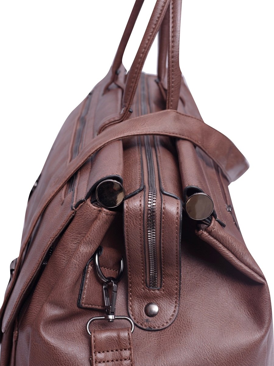 Vintage Brown Duffle Bag - DIMEH