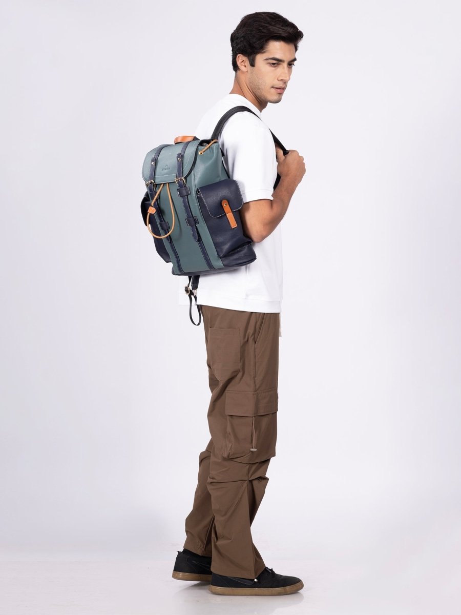 VividVoyager Green Backpack - DIMEH