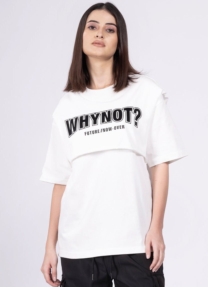 Why Not ? White T-Shirt [ Unisex ] - DIMEH