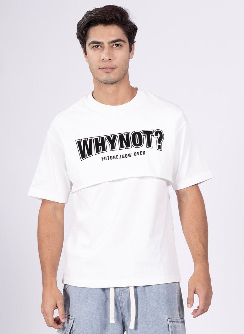 Why Not ? White Tee - DIMEH